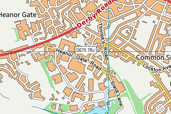 DE75 7RJ map - OS VectorMap District (Ordnance Survey) DE75 7RJ map - OS VectorMap District (Ordnance Survey)