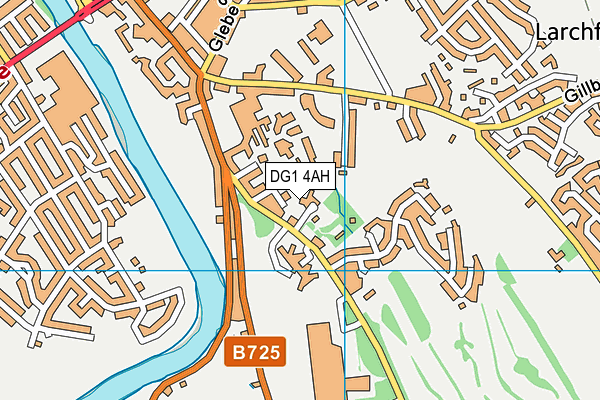 DG1 4AH map - OS VectorMap District (Ordnance Survey) DG1 4AH map - OS VectorMap District (Ordnance Survey)