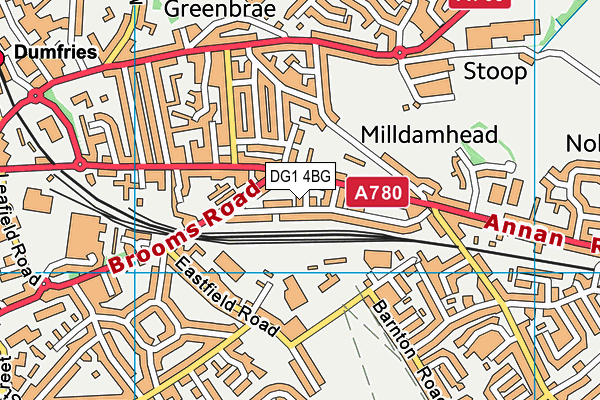 DG1 4BG map - OS VectorMap District (Ordnance Survey) DG1 4BG map - OS VectorMap District (Ordnance Survey)