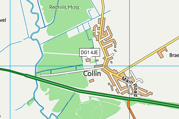 DG1 4JE map - OS VectorMap District (Ordnance Survey) DG1 4JE map - OS VectorMap District (Ordnance Survey)