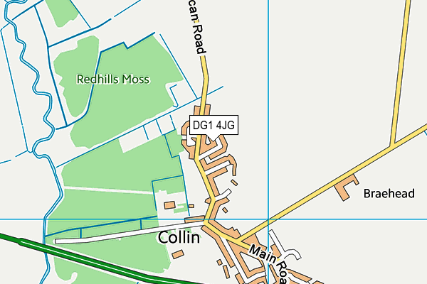 DG1 4JG map - OS VectorMap District (Ordnance Survey) DG1 4JG map - OS VectorMap District (Ordnance Survey)
