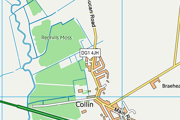 DG1 4JH map - OS VectorMap District (Ordnance Survey) DG1 4JH map - OS VectorMap District (Ordnance Survey)