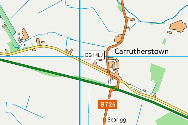 DG1 4LJ map - OS VectorMap District (Ordnance Survey)