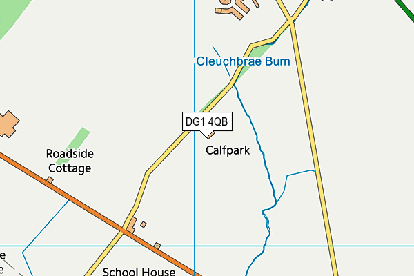 DG1 4QB map - OS VectorMap District (Ordnance Survey)