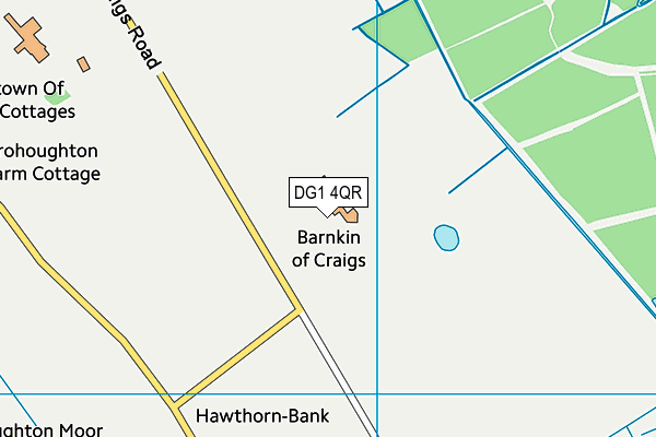 DG1 4QR map - OS VectorMap District (Ordnance Survey) DG1 4QR map - OS VectorMap District (Ordnance Survey)