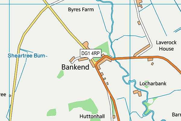 DG1 4RP map - OS VectorMap District (Ordnance Survey) DG1 4RP map - OS VectorMap District (Ordnance Survey)