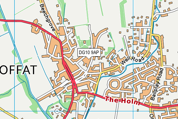DG10 9AP map - OS VectorMap District (Ordnance Survey) DG10 9AP map - OS VectorMap District (Ordnance Survey)