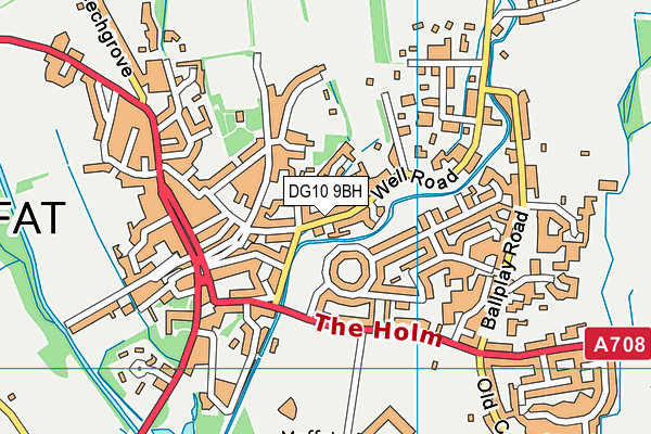 DG10 9BH map - OS VectorMap District (Ordnance Survey) DG10 9BH map - OS VectorMap District (Ordnance Survey)