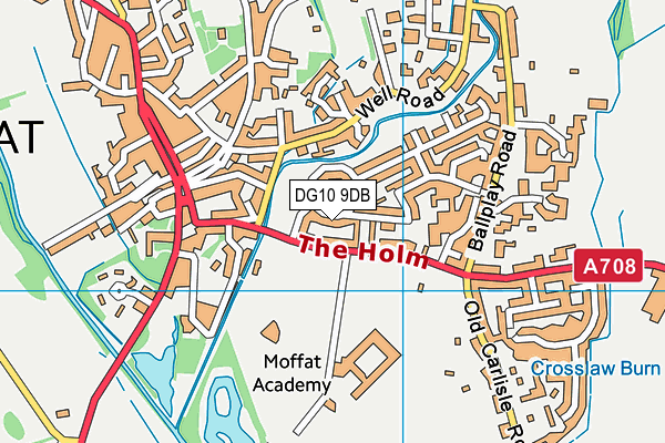 DG10 9DB map - OS VectorMap District (Ordnance Survey) DG10 9DB map - OS VectorMap District (Ordnance Survey)