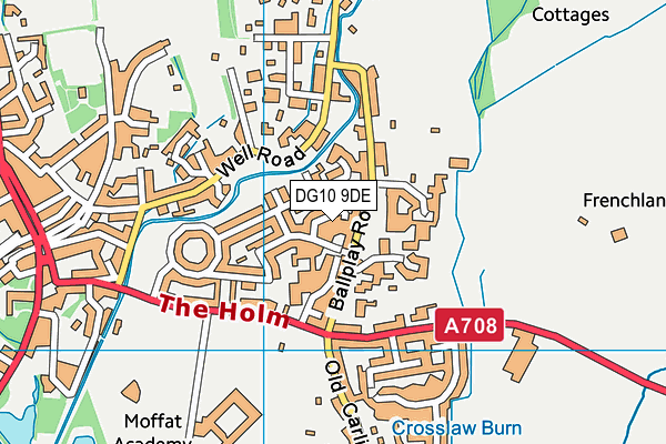DG10 9DE map - OS VectorMap District (Ordnance Survey) DG10 9DE map - OS VectorMap District (Ordnance Survey)
