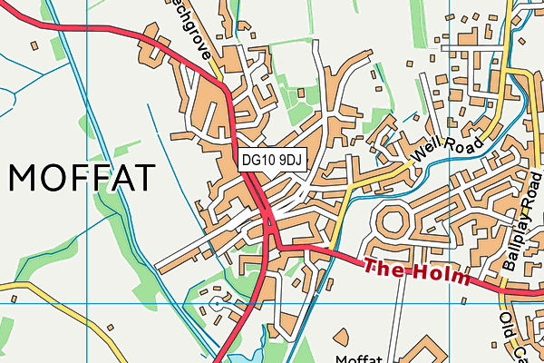DG10 9DJ map - OS VectorMap District (Ordnance Survey) DG10 9DJ map - OS VectorMap District (Ordnance Survey)