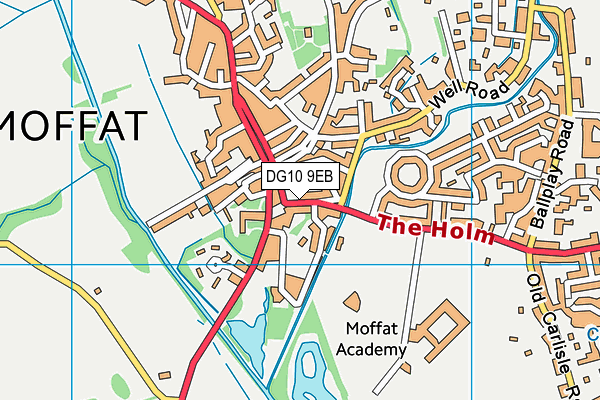 DG10 9EB map - OS VectorMap District (Ordnance Survey) DG10 9EB map - OS VectorMap District (Ordnance Survey)