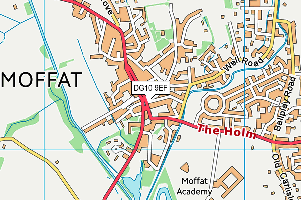 DG10 9EF map - OS VectorMap District (Ordnance Survey) DG10 9EF map - OS VectorMap District (Ordnance Survey)