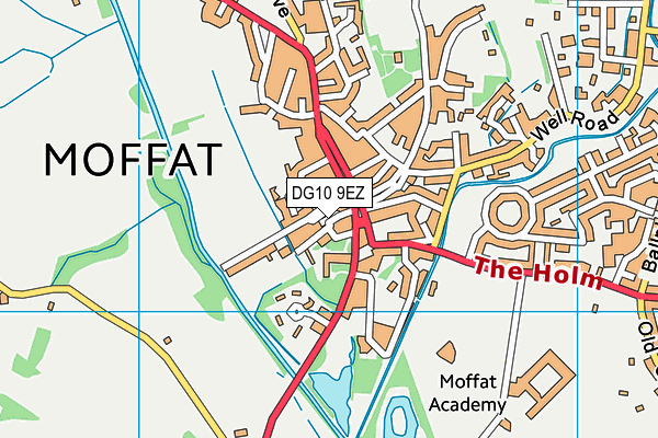 DG10 9EZ map - OS VectorMap District (Ordnance Survey) DG10 9EZ map - OS VectorMap District (Ordnance Survey)