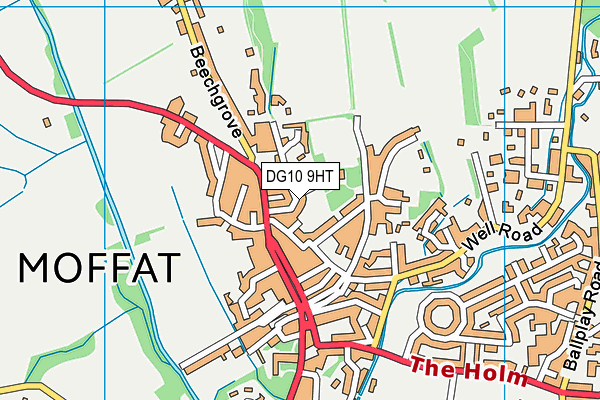 DG10 9HT map - OS VectorMap District (Ordnance Survey) DG10 9HT map - OS VectorMap District (Ordnance Survey)