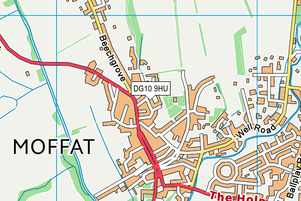 DG10 9HU map - OS VectorMap District (Ordnance Survey) DG10 9HU map - OS VectorMap District (Ordnance Survey)