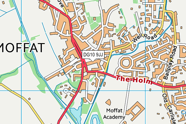 DG10 9JJ map - OS VectorMap District (Ordnance Survey) DG10 9JJ map - OS VectorMap District (Ordnance Survey)