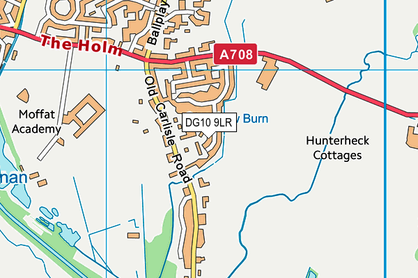 DG10 9LR map - OS VectorMap District (Ordnance Survey) DG10 9LR map - OS VectorMap District (Ordnance Survey)