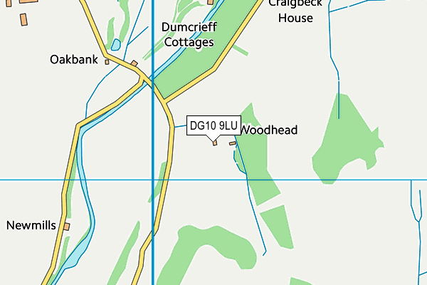 DG10 9LU map - OS VectorMap District (Ordnance Survey) DG10 9LU map - OS VectorMap District (Ordnance Survey)