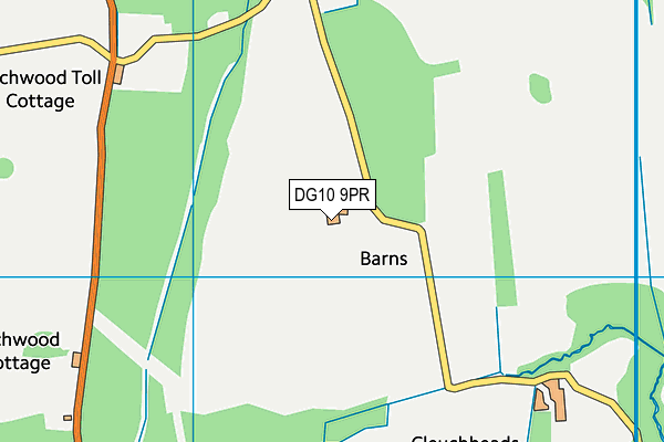DG10 9PR map - OS VectorMap District (Ordnance Survey) DG10 9PR map - OS VectorMap District (Ordnance Survey)