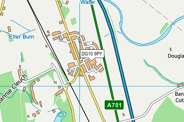 DG10 9PY map - OS VectorMap District (Ordnance Survey) DG10 9PY map - OS VectorMap District (Ordnance Survey)
