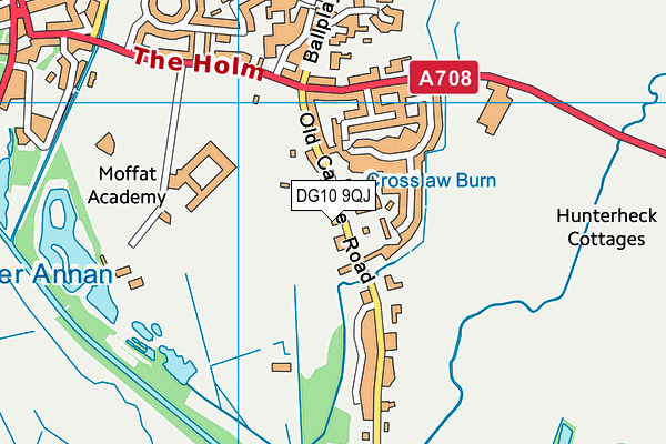 DG10 9QJ map - OS VectorMap District (Ordnance Survey) DG10 9QJ map - OS VectorMap District (Ordnance Survey)