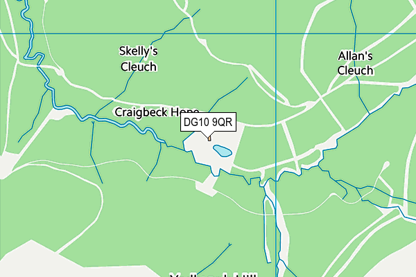 DG10 9QR map - OS VectorMap District (Ordnance Survey) DG10 9QR map - OS VectorMap District (Ordnance Survey)