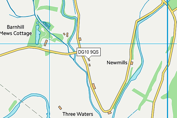 DG10 9QS map - OS VectorMap District (Ordnance Survey) DG10 9QS map - OS VectorMap District (Ordnance Survey)