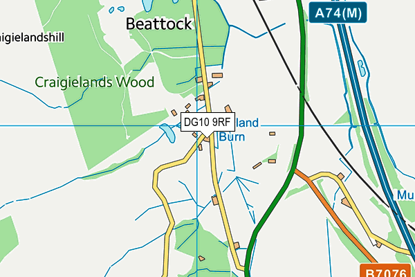 DG10 9RF map - OS VectorMap District (Ordnance Survey) DG10 9RF map - OS VectorMap District (Ordnance Survey)