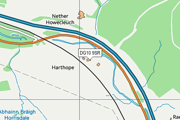 DG10 9SR map - OS VectorMap District (Ordnance Survey) DG10 9SR map - OS VectorMap District (Ordnance Survey)