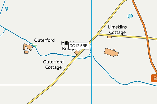 DG12 5RF map - OS VectorMap District (Ordnance Survey) DG12 5RF map - OS VectorMap District (Ordnance Survey)