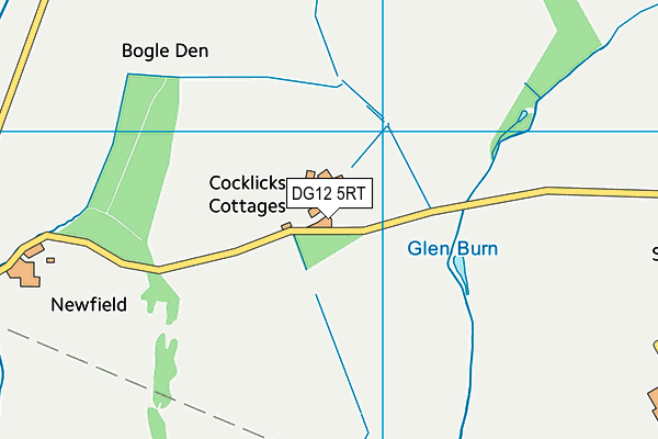 DG12 5RT map - OS VectorMap District (Ordnance Survey) DG12 5RT map - OS VectorMap District (Ordnance Survey)