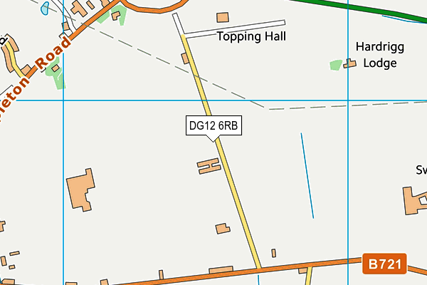 DG12 6RB map - OS VectorMap District (Ordnance Survey) DG12 6RB map - OS VectorMap District (Ordnance Survey)