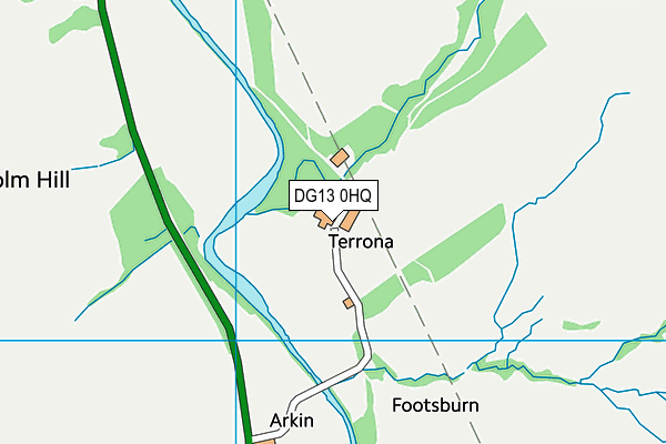 DG13 0HQ map - OS VectorMap District (Ordnance Survey) DG13 0HQ map - OS VectorMap District (Ordnance Survey)