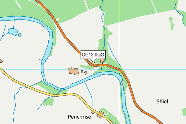 DG13 0QG map - OS VectorMap District (Ordnance Survey) DG13 0QG map - OS VectorMap District (Ordnance Survey)