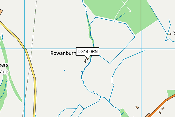 DG14 0RN map - OS VectorMap District (Ordnance Survey)