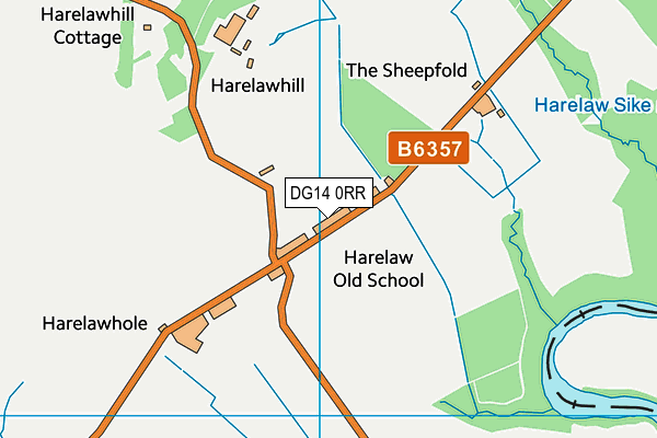 DG14 0RR map - OS VectorMap District (Ordnance Survey) DG14 0RR map - OS VectorMap District (Ordnance Survey)