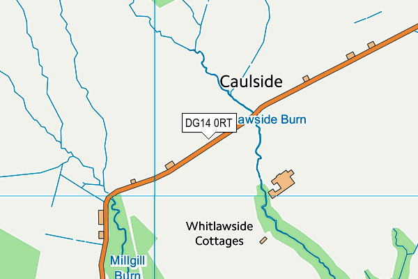 DG14 0RT map - OS VectorMap District (Ordnance Survey) DG14 0RT map - OS VectorMap District (Ordnance Survey)