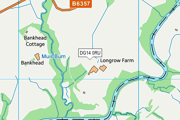 DG14 0RU map - OS VectorMap District (Ordnance Survey) DG14 0RU map - OS VectorMap District (Ordnance Survey)