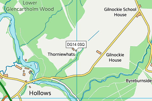 DG14 0SQ map - OS VectorMap District (Ordnance Survey) DG14 0SQ map - OS VectorMap District (Ordnance Survey)