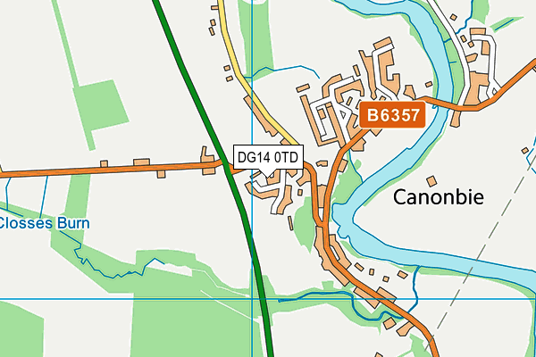 DG14 0TD map - OS VectorMap District (Ordnance Survey) DG14 0TD map - OS VectorMap District (Ordnance Survey)