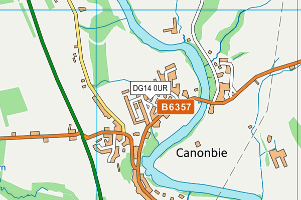 DG14 0UR map - OS VectorMap District (Ordnance Survey) DG14 0UR map - OS VectorMap District (Ordnance Survey)