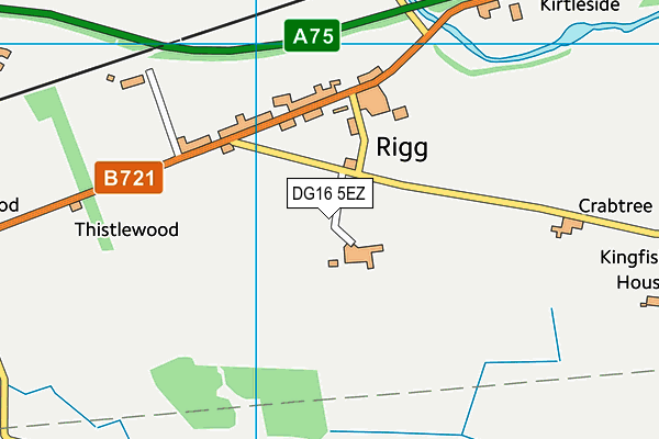 DG16 5EZ map - OS VectorMap District (Ordnance Survey) DG16 5EZ map - OS VectorMap District (Ordnance Survey)