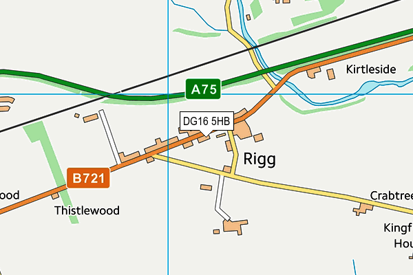 DG16 5HB map - OS VectorMap District (Ordnance Survey) DG16 5HB map - OS VectorMap District (Ordnance Survey)
