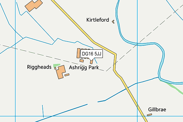 DG16 5JJ map - OS VectorMap District (Ordnance Survey) DG16 5JJ map - OS VectorMap District (Ordnance Survey)