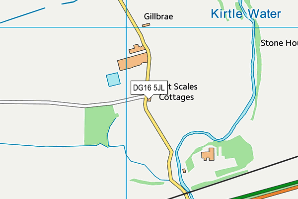 DG16 5JL map - OS VectorMap District (Ordnance Survey) DG16 5JL map - OS VectorMap District (Ordnance Survey)