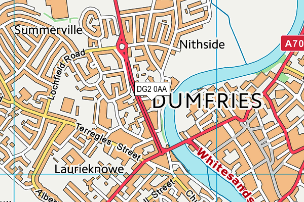 DG2 0AA map - OS VectorMap District (Ordnance Survey) DG2 0AA map - OS VectorMap District (Ordnance Survey)