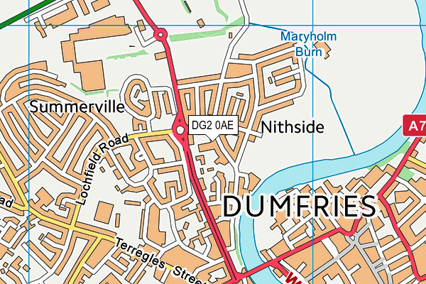 DG2 0AE map - OS VectorMap District (Ordnance Survey) DG2 0AE map - OS VectorMap District (Ordnance Survey)