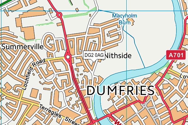 DG2 0AG map - OS VectorMap District (Ordnance Survey) DG2 0AG map - OS VectorMap District (Ordnance Survey)