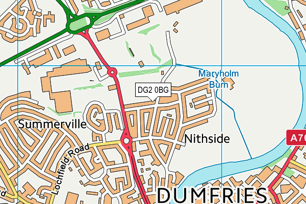 DG2 0BG map - OS VectorMap District (Ordnance Survey) DG2 0BG map - OS VectorMap District (Ordnance Survey)